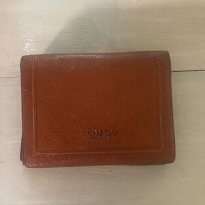 Kenzo Tan Leather Wallet